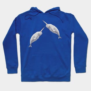 Baby Watercolor Narwhal Hoodie